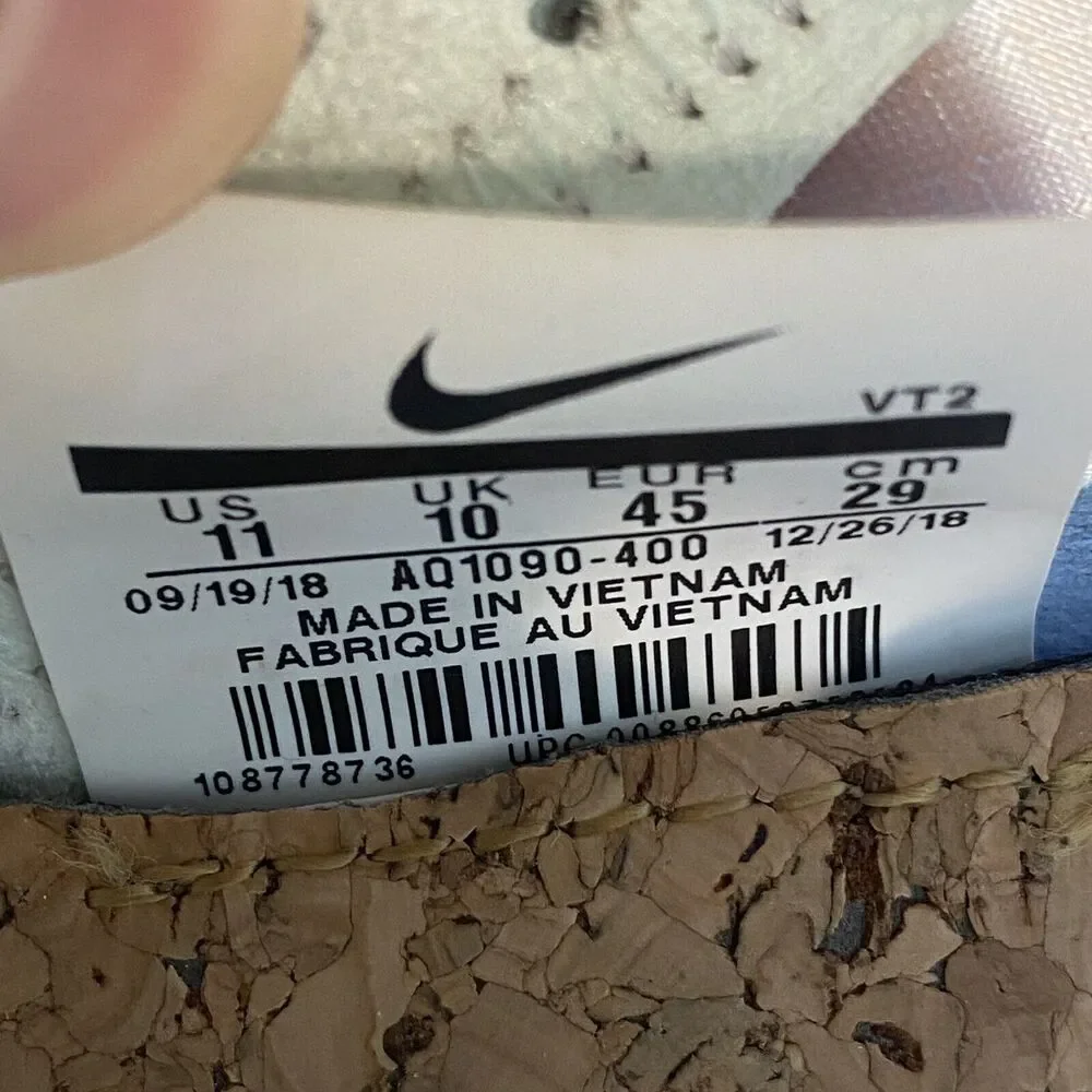 Nike React Element 87 Royal Tint AQ1090-400 Men’s Size 11